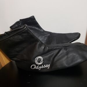 Odyssey Black Zip Up Socks
